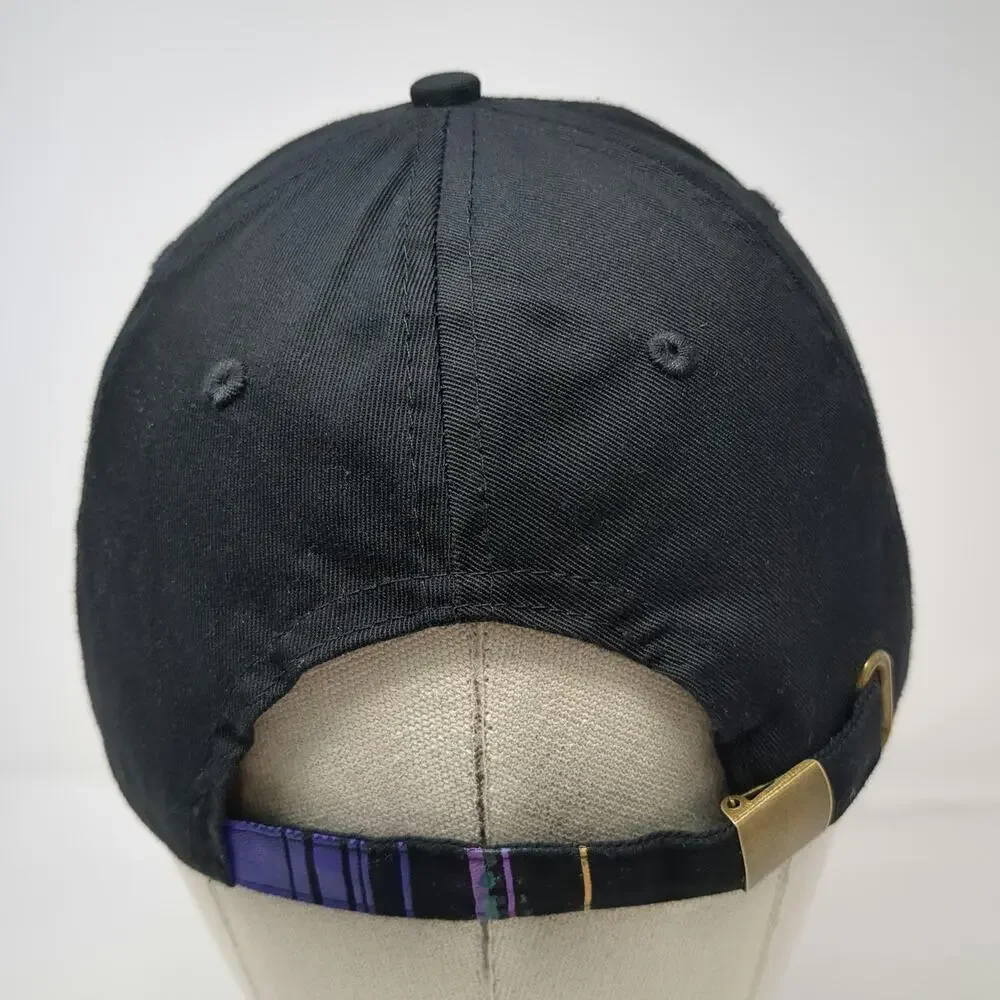 Taco Bell Baseball Cap Black One Size Embroidered Side Icons Slideback Hat
